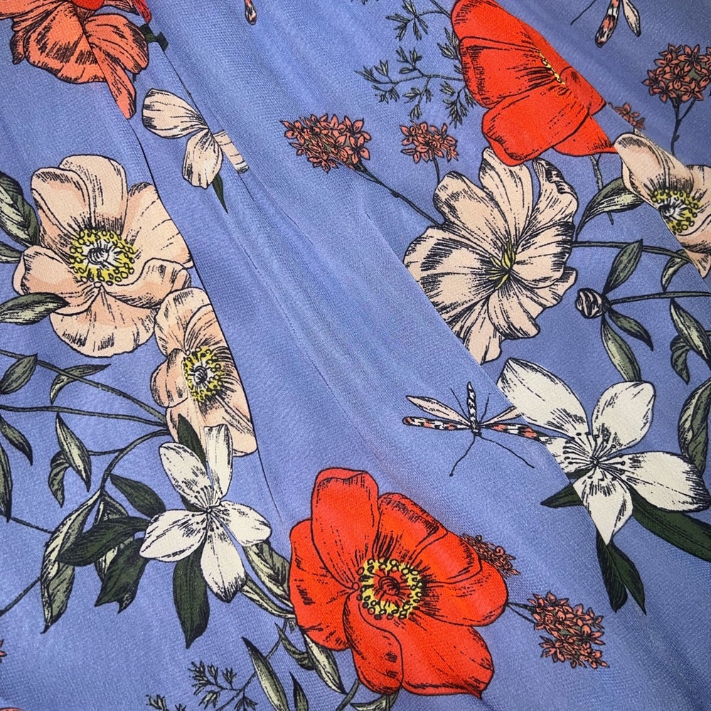 Vince Camuto Blue Floral Maxi Dress - Picture 6 of 6